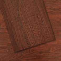 Dundee Deco 6" x 36" Peel and Stick Vinyl Flooring Planks in Mahogany Mahogany