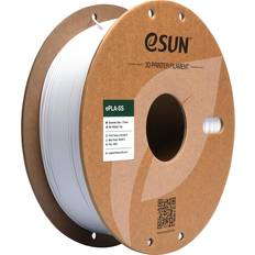 Pla filament spool eSUN Super Speedy PLA Filament 1.75mm, 3D Printer Filament Super High Speed PLA for Fast Printing, 1KG Spool 2.2 LBS 3D Printing Filament for High Speed 3D Printers, Cold White