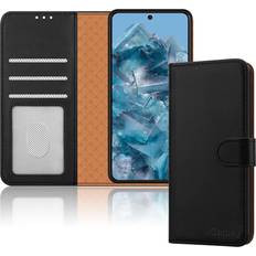 iCatchy Black Google Pixel 8 Pro Case, RFID Blocking Phone Cover