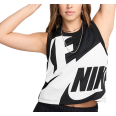 Running - Women Tank Tops Nike Air Women's Mesh Tank Top - Black/White