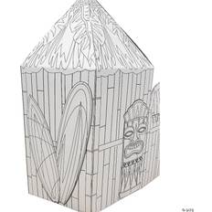 Crafts Color Your Own Tiki Hut Playhouse