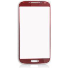 Replacement Screens FoneFunShop For Samsung Galaxy S4 Mini i9195 Outer Glass Touch Screen Digitizer Red