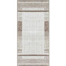 KM Carpets Trendy Beige, Brun, Hvid 80x250cm