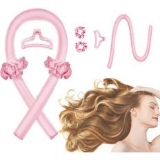 Heatless Curling Rod Headband Hair Curlers To Sleep In No Heat Curl Ribbon With