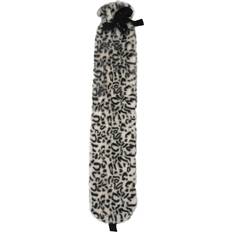 Aroma Home Long Water Bottle Fluffy Snow Leopard Faux Fur Cover 2 Litre Gift
