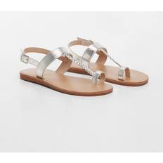 Silver Sandals Mango Girls Metallic Sandals Silver, Silver, Younger Ilver