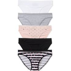 Victoria's Secret Cotton Stretch Bikini Panties 5-pack - New Neutrals Mix