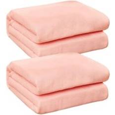 Microfiber Bath Towels Brentfords 2 Plain Quick Dry Bath Towel Pink