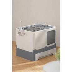 Living and Home Splash Enclosed Cat Litter Box