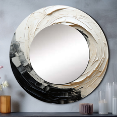 Mirrors Design Art Minimalist Spiral Abstract Wall Mirror