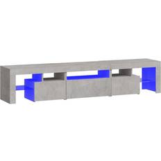 vidaXL 3152813 Concrete Grey Mueble de TV 200x40cm