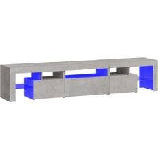 vidaXL 3152813 Concrete Grey TV-bord 200x40cm