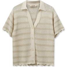 Mos Mosh Cardigans Mos Mosh Mmune Knit Cardigan Strik 162650 Ecru