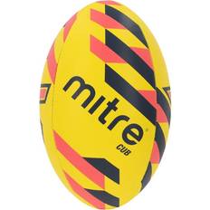 Mitre Grid Rugby Ball - White/Navy /Sky