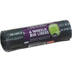 Cleaning Equipment & Cleaning Agents Bosmere Wheelie Bin Liners 240L x6