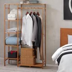 Bamboo Wardrobes Rafaelo Mobilia Bamboo 6 Tier Wardrobe