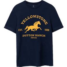 Yellowstone Mens Dutton Ranch Logo Short-Sleeved T-Shirt