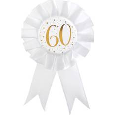 Prisrosett 60 År - Vit/Guld