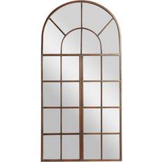 Interior Details Deco 79 Window Brown Wall Mirror 24x48"