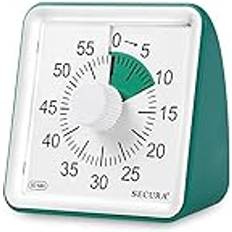 Green Kitchen Timers Secura minuters visuell klassrumsnedräkningstimer, tyst Kökstimer