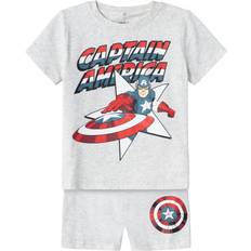 Marvel Nattplagg Name It Nmmanderson Marvel SS Nightset - Grå