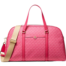 Michael Kors Jet Set Travel Extra Large Signature Logo Weekender Bag - Electric Pink