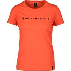 Scott Vrouw Kleding Scott No Shortcuts Tee - Lichtrood/Zwart