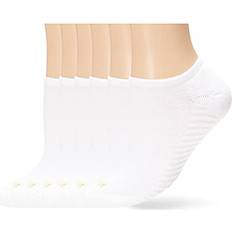 Hue Women's Massaging No Show Pack Socks White