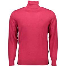 Gant Pink Jumpers Gant Wool Mock Neck Sweater in Men's Pink