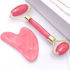 Dechoicelife Set-Red Olaf Pink Gua Sha