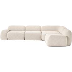 Westwing Collection Wolke Curly Hellbeige Sofa 349cm 4 Seater