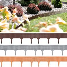 Deuba Flexible Plastic Lawn Border Bed Edging Set 156m