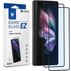 Whitestone Whitestone Dome EZ Galaxy Z Fold 3 Glass Screen Protector [Dome Glass EZ] Full Coverage Tempered Glass Shield [Easy Install] by