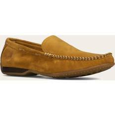 Men - Yellow Low Shoes Frye Lewis Venetian Suede Loafer