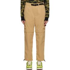 A Bathing Ape Trousers A Bathing Ape Beige Detachable Trousers Beige
