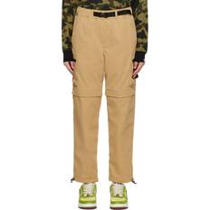 Bape Trousers Bape Beige Detachable Trousers Beige