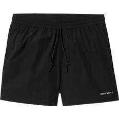 Carhartt WIP Men Swimwear Carhartt WIP Tobes Swim Shorts - Black/White