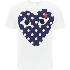 COMME DES GARCONS PLAY "polka dot heart print t-shirt