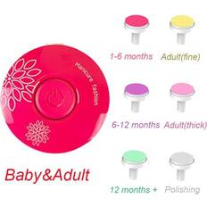 Red Electric Baby Nail Trimmer Kid Nail Polisher Baby Nail Clipper Cutter
