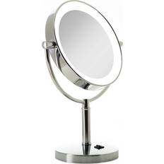 Zadro Laguna 11" Makeup Mirror with Lights and Magnification LED Lighted Makeup Mirror with Magnification 10X/1 or 5X/1X