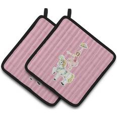 Multicoloured Trivets Caroline's Treasures Circus Performer Pair of Pot Holders 7.5 x 7.5 Multicolor Trivet