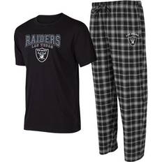 Underwear Concepts Sport Men's Black/Gray Las Vegas Raiders Arctic T-Shirt & Pajama Pants Sleep Set