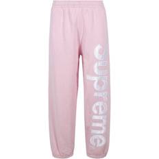 Supreme Broeken & Shorts Supreme Satin Appliqué Sweatpant - Light Pink