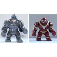 NGBILDER Rhino Juggernaut Spiderman Ft Lego Mini Figure super Hero Construction