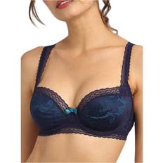 Playtex Bras Playtex Womens Invisible Elegance Balcony Bra Blue BACK/CUP