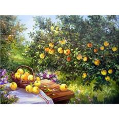 Orange Diamond Paintings Fiyo Diamond Painting Orange Tree Diamond Painting Rhinestone Diy Diamond Mosaic