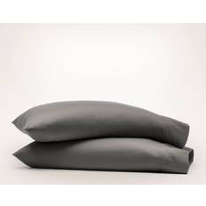 Boll & Branch Signature Organic Cotton Hemmed Pillowcase Set Standard Funda de almohada