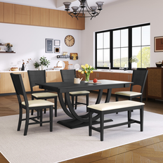 Bed Bath & Beyond 6-Piece Round Dining Set 6