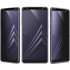 ExpressVaruhuset Samsung A8 2018 Privacy Härdat glas 0.26mm 2.5D 9H