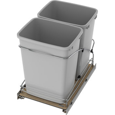 Rev-A-Shelf 8.75 Gallon Trash Can Stainless Steel/Plastic